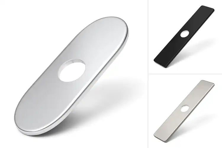Detailed view of Best Bathroom Faucet Deck Plates to Upgrade Your Sink