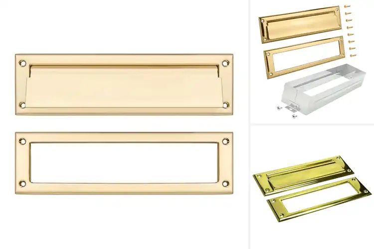 Detailed view of Best Bright Brass Mail Slots – Stylish & Durable