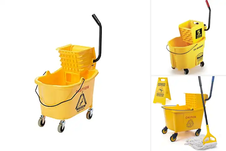 Detailed view of Best Commercial Mop Buckets On Wheels