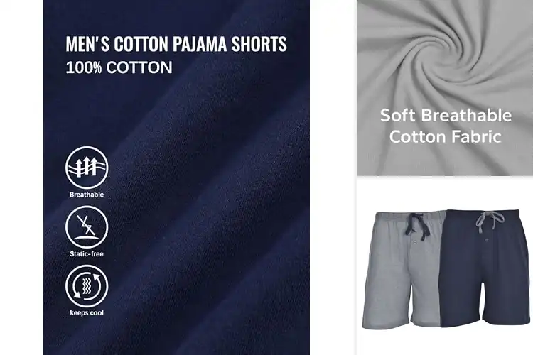 Detailed view of Best Cotton Sleep Shorts: 10 Top Picks for Ultimate Comfort