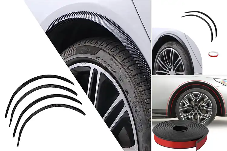 Detailed view of Best Curved Anti-Collision Wheel Lip Strips