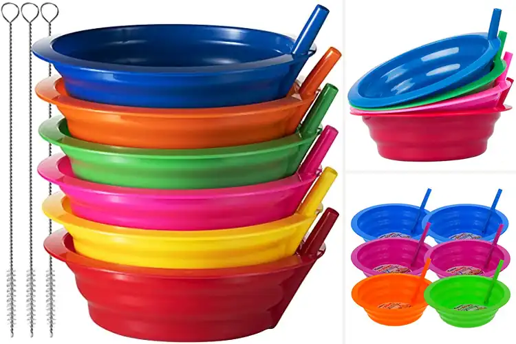 Detailed view of Best Dishwasher Safe Kids Sip Bowls