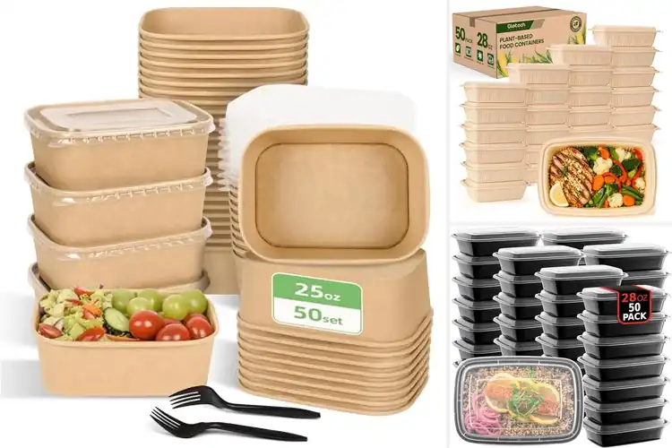 Detailed view of Best Disposable Food Prep Containers
