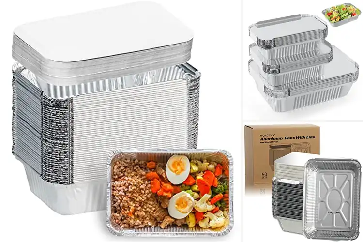 Detailed view of Best Disposable Pans For Meal Prep