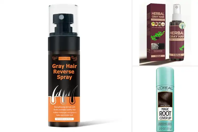 Detailed view of Best Grey Hair Reverse Sprays: Get Your Natural Color Back