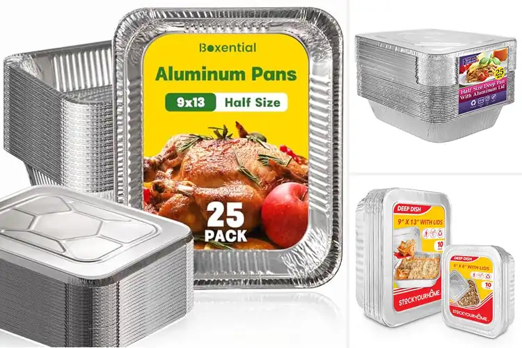 Detailed view of Best Heavy Duty Foil Pans With Lids