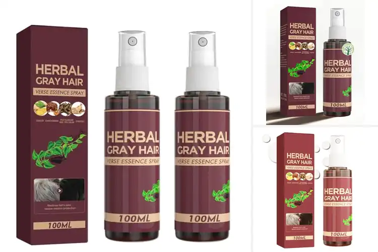 Detailed view of Best Herbal Grey Hair Sprays: Revive Color & Strength