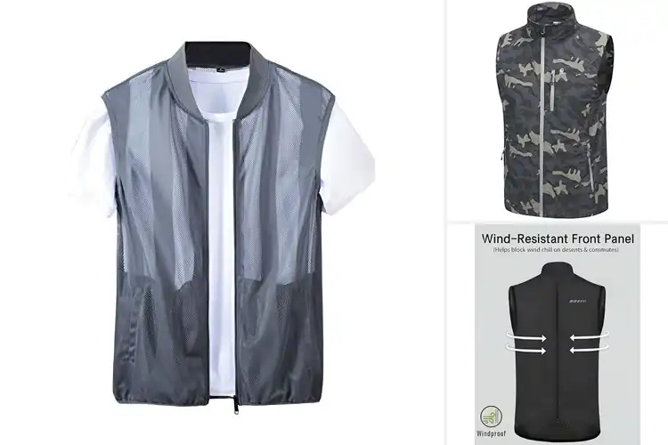 Detailed view of Best Mens Summer Cycling Vests: Stay Cool & Safe on the Road