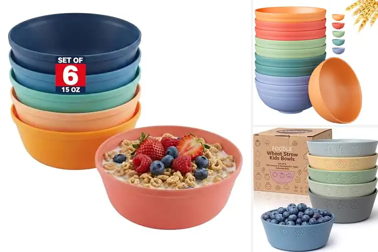 Detailed view of Best Microwave Safe Toddler Cereal Bowls