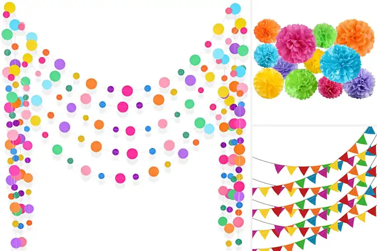 Detailed view of Best Multicolor Decorations