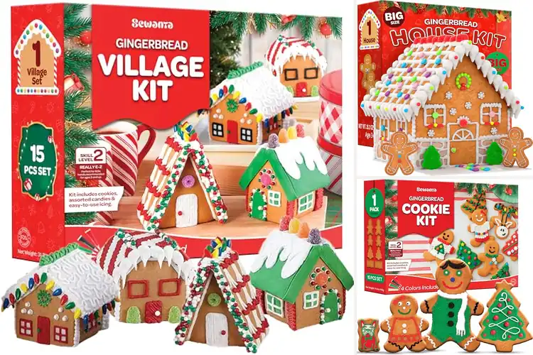 Detailed view of Best No-Bake Gingerbread Kits: Easy Fun for Kids & Families
