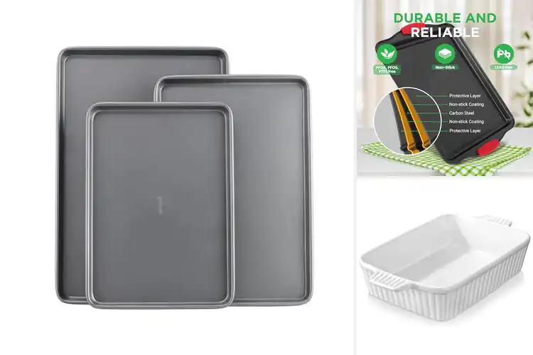 Detailed view of Best Oven Safe Baking Pans