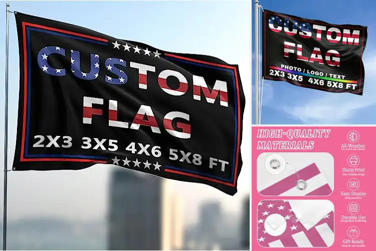 Detailed view of Best Personalized Flags: Express Your Unique Style