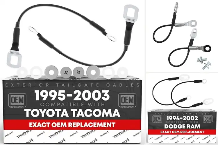 Detailed view of Best Replacement Tailgate Cables