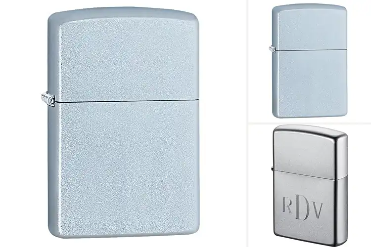 Detailed view of Best Satin Chrome Lighters: Durable, Windproof & Engravable