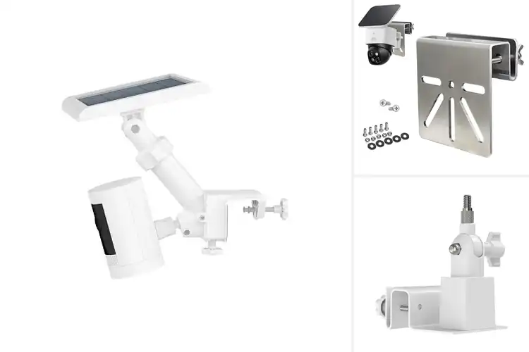 Detailed view of Best Solar Camera Gutter Brackets