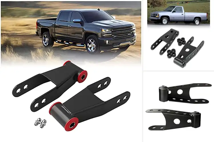 Detailed view of Best SUV Lowering Shackles: Boost Style & Performance