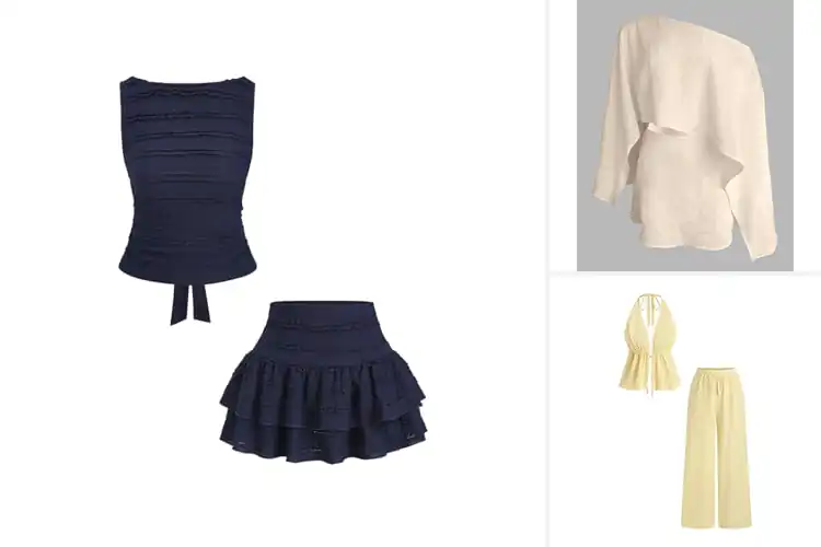 Detailed view of Best Vacation Matching Sets: 8 Chic & Comfy Travel Outfits